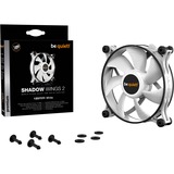 be quiet! Shadow Wings 2 White 120 mm case fan Wit/zwart, 3-pin aansluiting