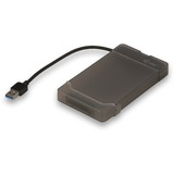 i-tec MySafe USB 3.0 Easy externe behuizing Zwart/transparant