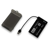 i-tec MySafe USB 3.0 Easy externe behuizing Zwart/transparant