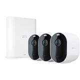 Arlo Pro 3 set beveiligingscamera Wit, 3 stuks + SmartHub