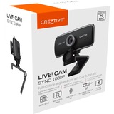 Creative Live! Cam SYNC 1080p webcam Zwart