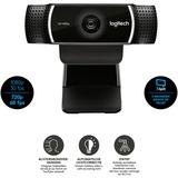 Logitech C922 Pro Stream Webcam Zwart