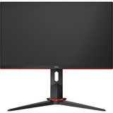AOC 24G2U 23.8" Gaming Monitor Zwart/rood, 2x HDMI, DisplayPort, 4x USB-A 3.2 (5 Gbit/s), 144 Hz
