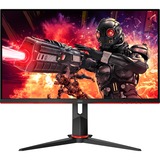 AOC 24G2ZU/BK 24" gaming monitor Zwart/rood, HDMI, DisplayPort, Sound, 240Hz