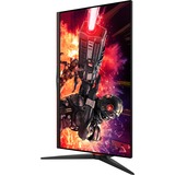 AOC 24G2ZU/BK 24" gaming monitor Zwart/rood, HDMI, DisplayPort, Sound, 240Hz