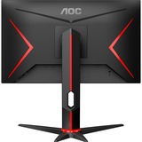 AOC 24G2ZU/BK 24" gaming monitor Zwart/rood, HDMI, DisplayPort, Sound, 240Hz