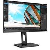 AOC 24P2C 24" Monitor Zwart, HDMI, DisplayPort, 4x USB-A 3.2 (5 Gbit/s)