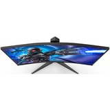 AOC C32G2ZE/BK 32" Curved gaming monitor Zwart/rood, 2x HDMI, DisplayPort, 240 Hz