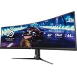ASUS ROG Strix XG49VQ 49" Curved UltraWide gaming monitor Zwart, 2x HDMI, DisplayPort, USB-A 3.2 (5 Gbit/s), 144 Hz