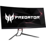 Acer Predator X34P 34" Curved UltraWide Gaming Monitor Zwart, HDMI, DisplayPort, 3x USB-A 3.2 (5 Gbit/s), USB-B 3.0