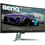 BenQ EX3501R 35" Curved UltraWide Gaming Monitor Grijs, 2x HDMI, DisplayPort, 2x USB-A 3.2 (5 Gbit/s), USB-C