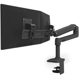 Ergotron LX Desk Dual Direct Arm monitorarm Zwart