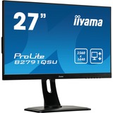 iiyama ProLite B2791QSU-B1 27" Gaming Monitor Zwart, HDMI, DisplayPort, DVI, 2x USB-A 2.0