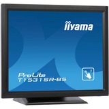 iiyama ProLite T1531SR-B5 15" Touchscreen-Monitor  Zwart, HDMI, DisplayPort, VGA, USB-A
