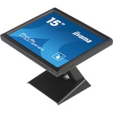 iiyama ProLite T1531SR-B5 15" Touchscreen-Monitor  Zwart, HDMI, DisplayPort, VGA, USB-A