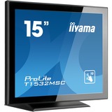 iiyama ProLite T1532MSC-B5X 15" Touchscreen-Monitor  Zwart, HDMI, DisplayPort, VGA