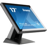 iiyama ProLite T1732MSC-B5AG 17" Monitor Zwart, HDMI, DisplayPort, VGA, USB-A 2.0