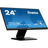 iiyama ProLite T2454MSC-B1AG 23.8" Touchscreen-Monitor  Zwart, HDMI, VGA, 2x USB-A 3.2 (5 Gbit/s)