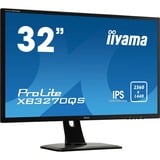 iiyama ProLite XB3270QS-B1 31.5" Monitor Zwart, HDMI, DisplayPort, DVI-D
