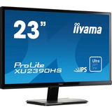 iiyama ProLite XU2390HS-B1 23" monitor Zwart, HDMI, VGA, DVI-D
