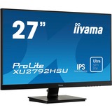 iiyama ProLite XU2792HSU-B1 27" monitor Zwart, HDMI, DisplayPort, VGA, 2x USB-A 3.2 (5 Gbit/s)