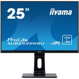 iiyama ProLite XUB2595WSU-B1 25" monitor Zwart, HDMI, DisplayPort, VGA, 2x USB-A 2.0