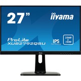 iiyama Prolite XUB2792QSU-B1 27" Monitor Zwart, HDMI, DisplayPort, DVI-D, 2x USB-A 3.2 (5 Gbit/s), USB-B 3.0