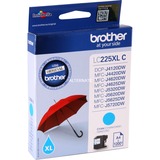 Brother Inkt - LC225XLC Cyaan