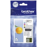 Brother LC3211VALDR Valuepack inkt Zwart, Cyaan, Magenta, Geel