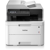 Brother MFC-L3710CW all-in-one ledprinter met faxfunctie Grijs/antraciet, USB, WLAN, kopiëren, scannen, faxen