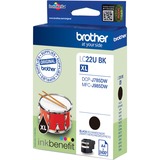 Brother Originele LC-22UBK zwarte inktcartridge Zwart