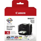 Canon Multipack PGI-2500XL inkt Zwart, Geel, Cyaan, Magenta