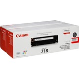 Canon Toner zwart CRG-718BK 2-pack