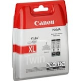 Canon TwinPack PGI-570XLBK inkt 2x Zwart