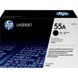 HP 55A zwarte LaserJet tonercartridge (CE255A) Zwart, Zwart