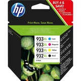 HP 932/933XL 4-Pack inkt C2P42AE, 4-Kleuren( Zwart, Cyaan, Magenta, Geel)