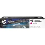 HP 981X Originele PageWide Cartridge inkt L0R10A, High Yield, Magenta