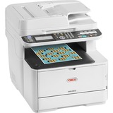 OKI MC363dn all-in-one ledprinter met faxfunctie USB, LAN, Scannen, Kopiëren, Faxen
