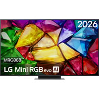 LG Mini RGB evo AI MRGB88 (65MRGB88B9B) 65" Ultra HD Led-tv Zwart, 4x HDMI, USB, Bluetooth, LAN, WLAN, CI+, HDR10