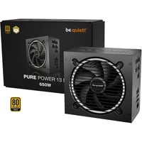 be quiet! Pure Power 13 M modulaire 650 watt voeding  Zwart, 1x 12V-2x6, 2x PCIe