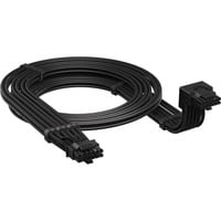 Corsair PSU 90° 12V-2x6 Style B Cable kabel Zwart, 65 cm