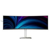 Philips 49B2U5900C 48.8" Curved UltraWide monitor Zwart/zilver, 1x DisplayPort, 2x HDMI, 1x USB-C, 2x USB-A, 1x RJ-45