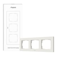 Aqara Switch Frame H2 EU 3-gang frontje Wit