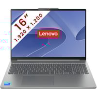 Lenovo IdeaPad Slim 5 16IRH10 (83HS007WMH) 16"  laptop Grijs | Core i7-13620H | UHD Graphics | 16 GB | 512GB SSD