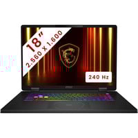 MSI Crosshair 18 HX AI (A2XWGKG-004BE) 18" gaming laptop Grijs | Core Ultra 9 275HX | RTX 5070 | 16 GB | 1 TB SSD | 240 Hz