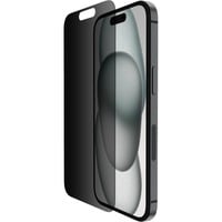 Belkin SCREENFORCE TemperedGlass Privacy voor iPhone 15 inkijkbeveiliging