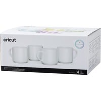 Cricut Mok stapelbaar - 295 ml Wit, 4 stuks