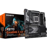 GIGABYTE X670 GAMING X AX V2 socket AM5 moederbord Zwart/grijs, RAID, 2.5Gb-LAN, Sound, ATX