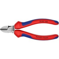 KNIPEX Zijsnijtang 70 02 140 kniptang Rood/blauw