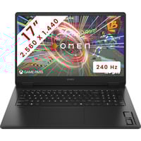 OMEN 17 (db1008nb) 17.3" gaming laptop Zwart | Ryzen AI 7 350 | RTX 5070 | 24 GB | 1 TB SSD | 240 Hz